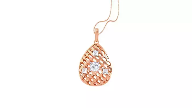 Wire Mesh Ultra vision High Jewelry Pendant Earrings Set 3dm 