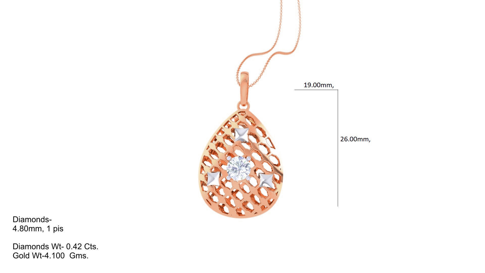 Wire Mesh Ultra vision High Jewelry Pendant Earrings Set 3dm  3D print model_17