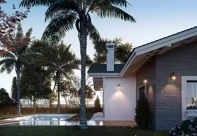 VILLA-SIMPLE 3D model