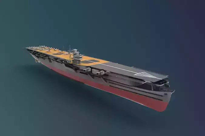 Soryu class Aircraft carrier 3D model