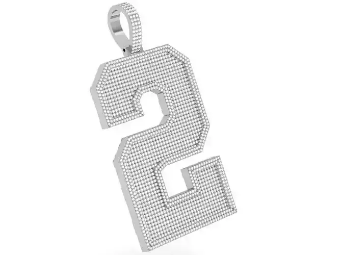 Number 2 Pendant 4573