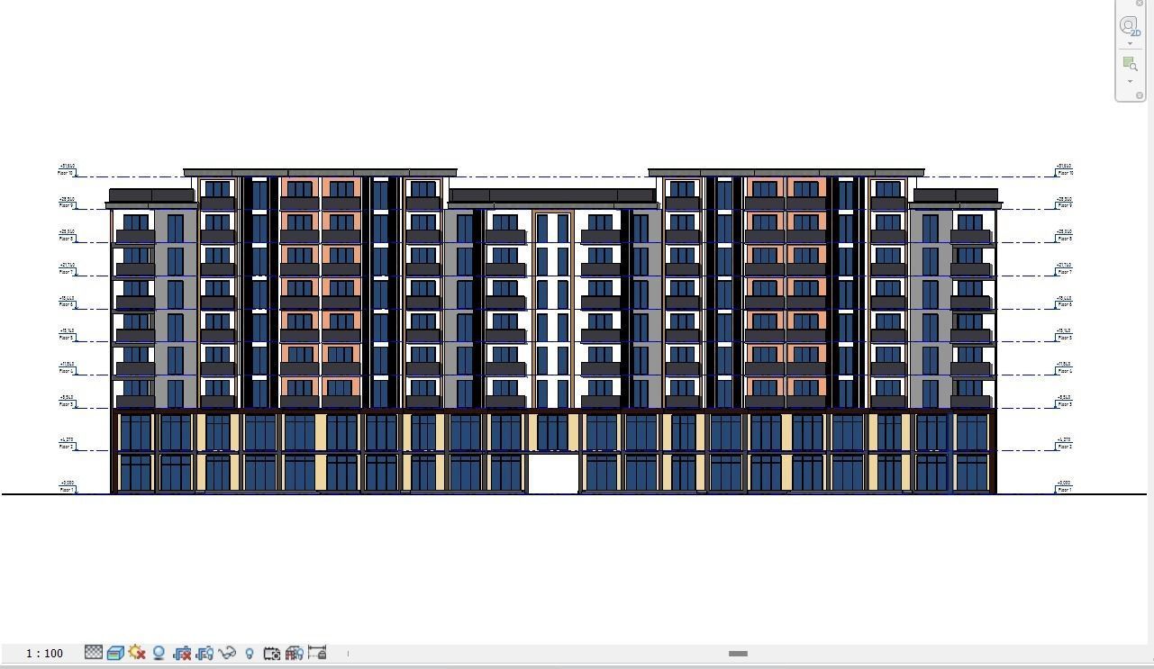 Apartment model with terrace 3D model | CGTrader