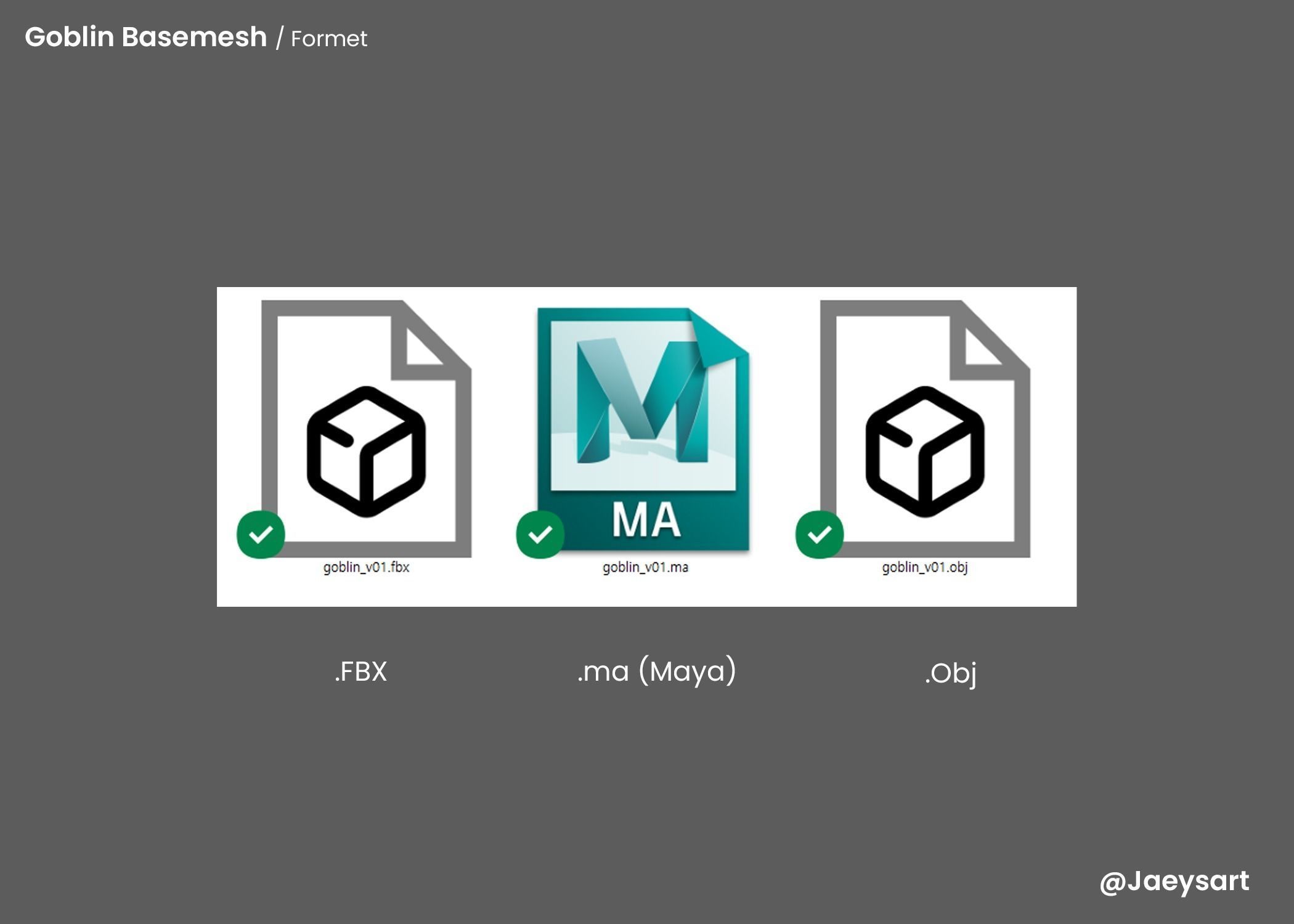 Goblin Basemesh 3D model_5