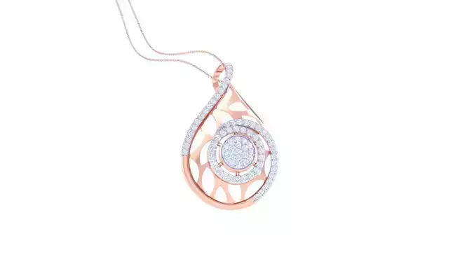 High Jewelry Pendant Earrings Set 3dm stl obj mtl gltf glb