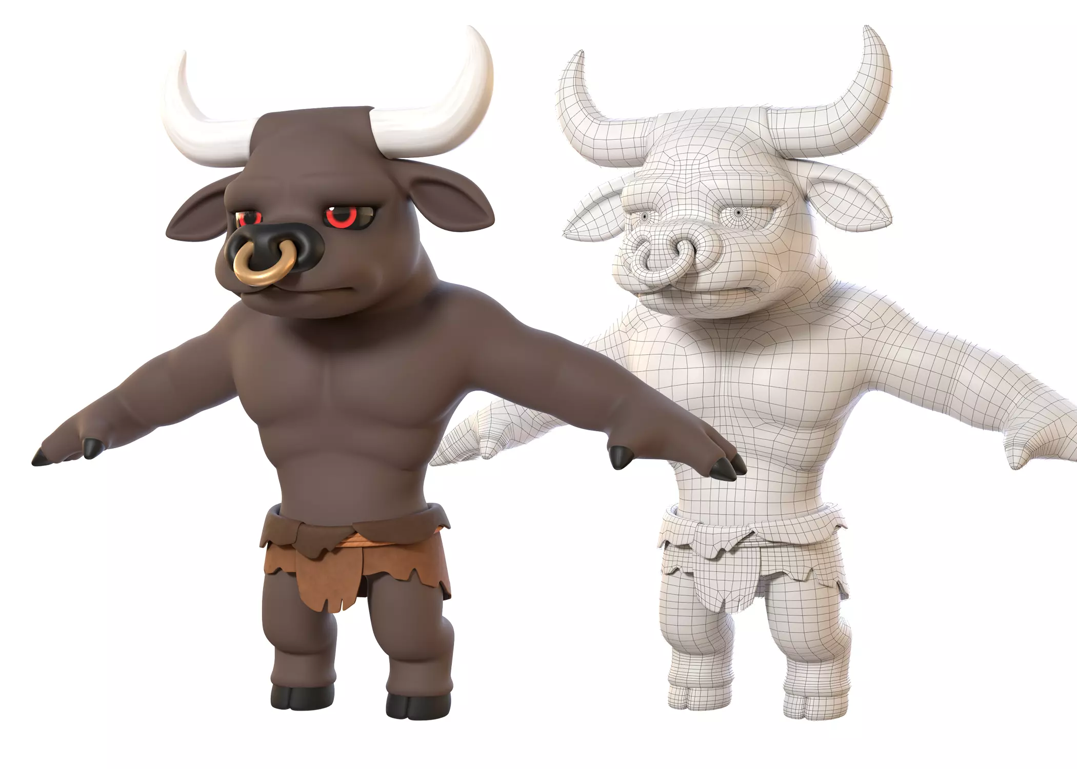 Minotaur Basemesh 3D model