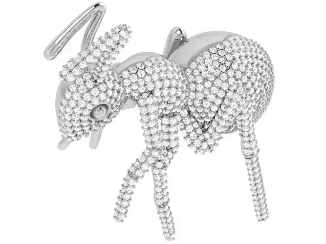 Ant French Pave Jewel 4575