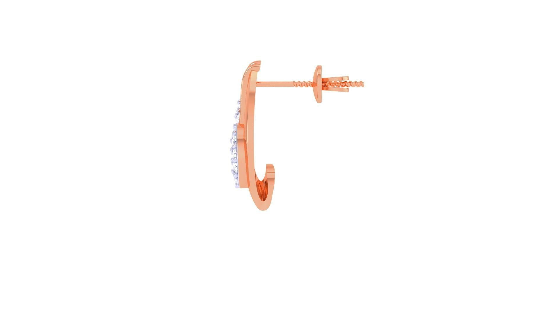 High Jewelry Pendant Earrings Set 3dm stl obj mtl gltf glb 3D print model_11