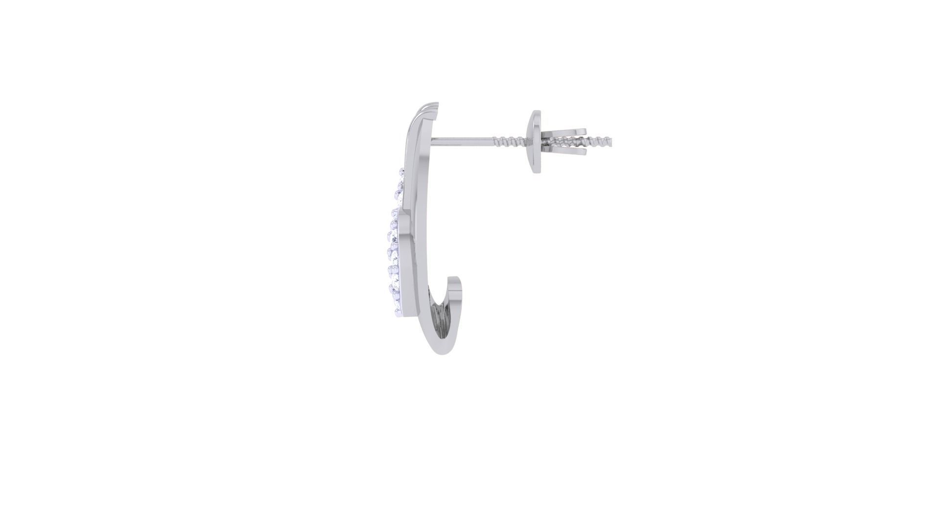 High Jewelry Pendant Earrings Set 3dm stl obj mtl gltf glb 3D print model_9