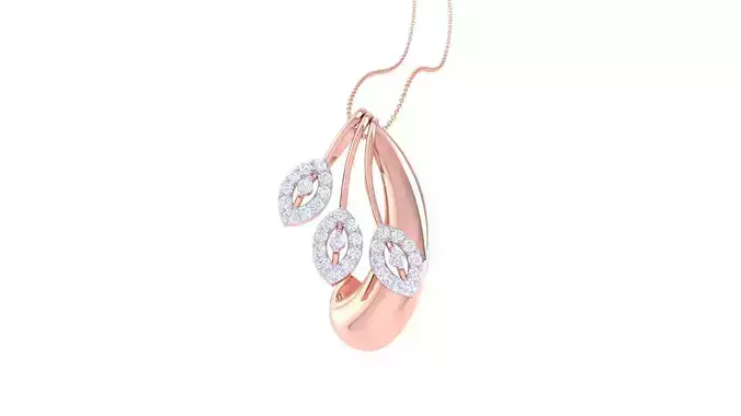 High Jewelry Pendant Earrings Set 3dm stl obj mtl gltf glb