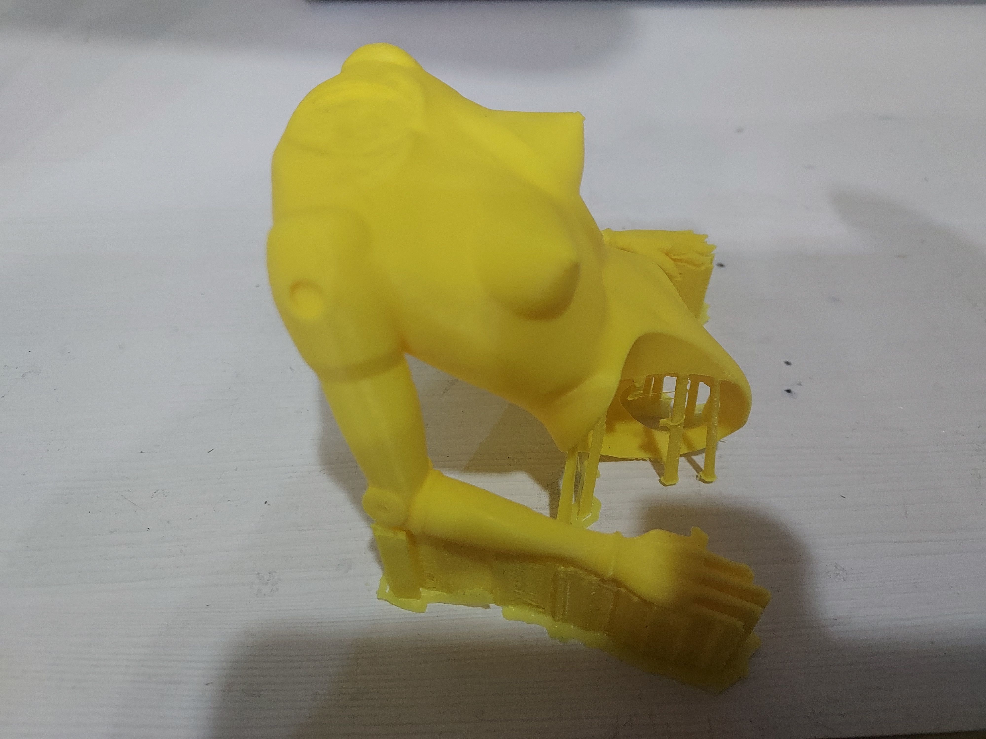 sexy robot Sci-fi Robotic 3D print model_8