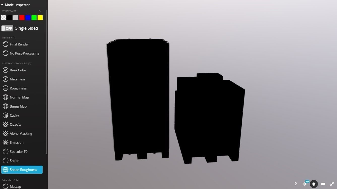 Pallet whit boxes 3D model_3