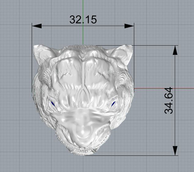 Tiger Ring 3D print model_2