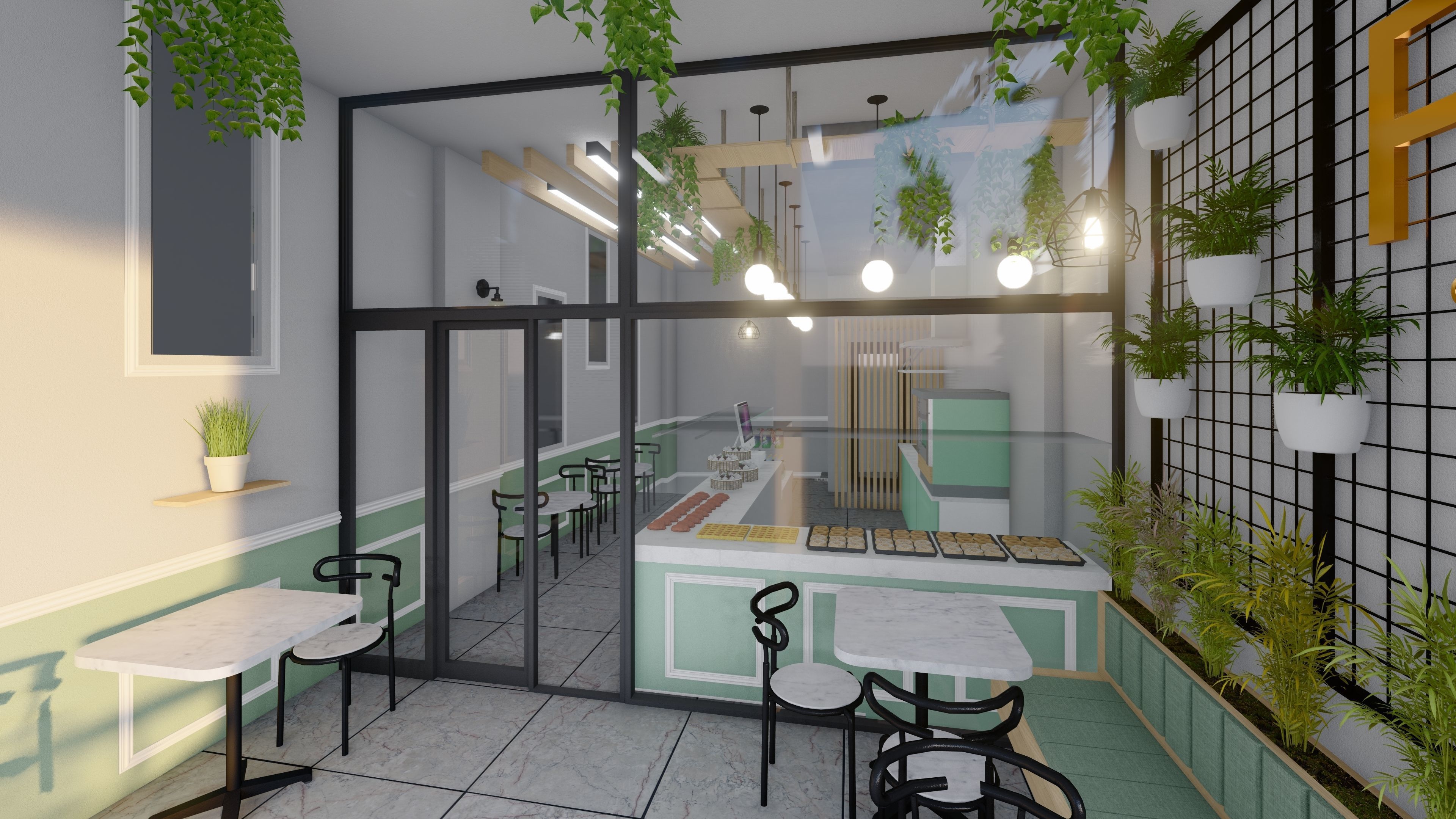 PITA CAFE DESIGN Low-poly 3D model_3
