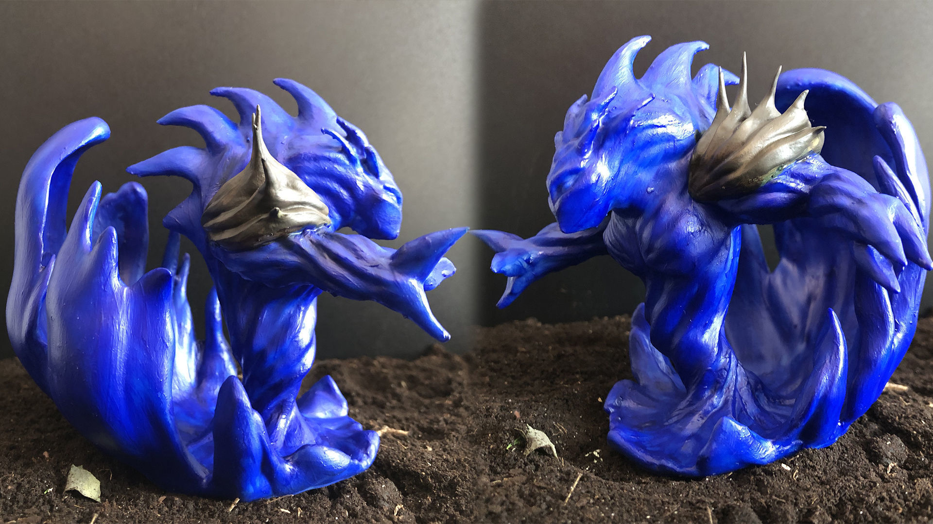 Water Elemental 3D print model_2
