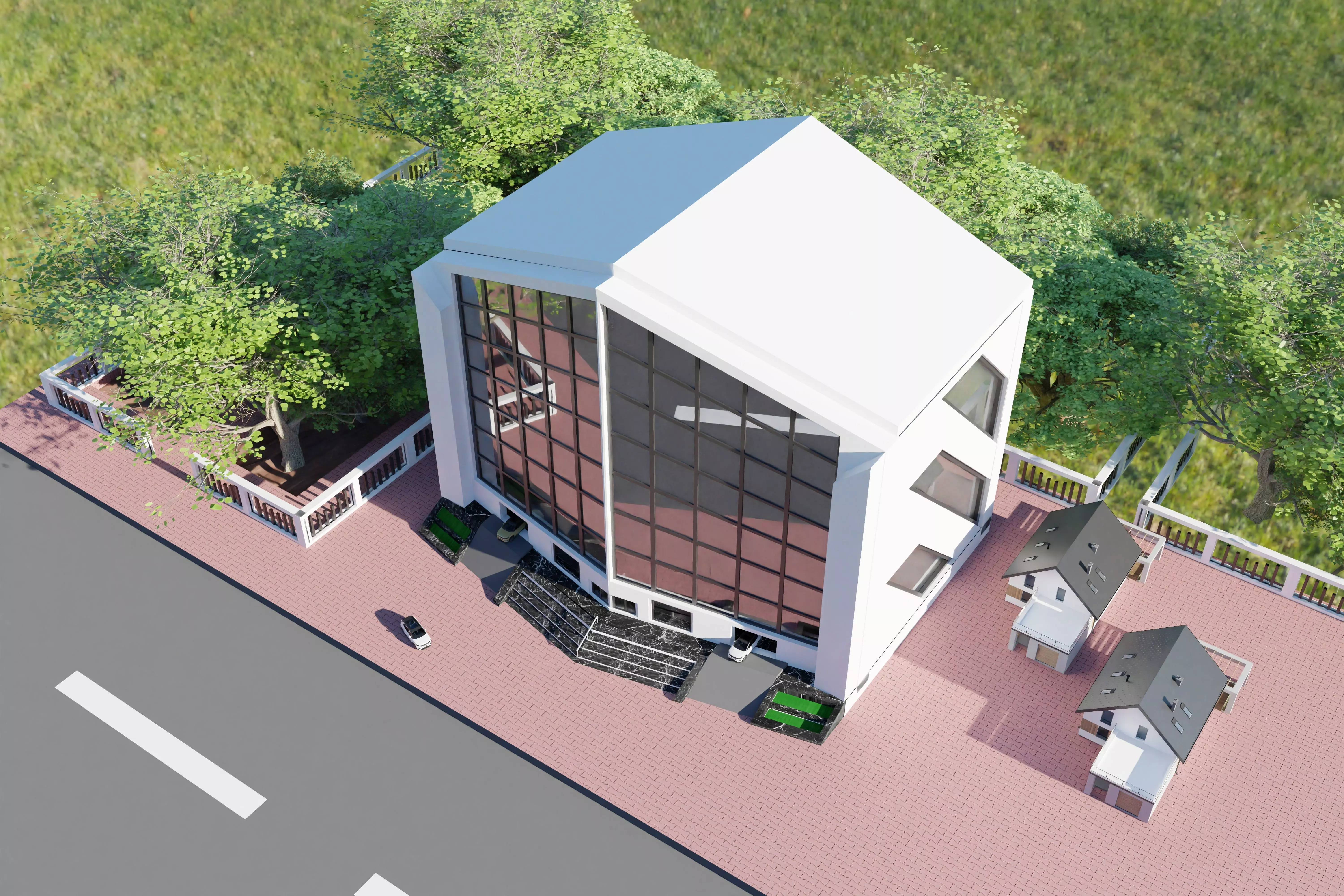 Highrise building 3D model