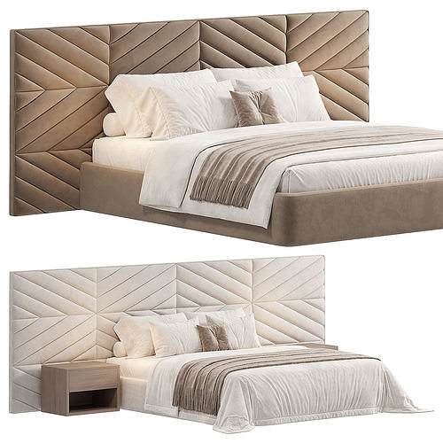 Colorado Bed Low-poly 3D model