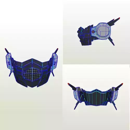 Hitoshi Shinso My Hero Academia Pepakura Template Unfold 3D print model