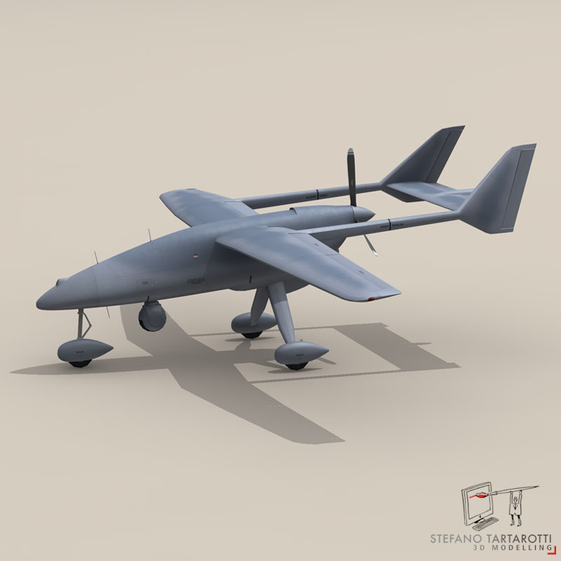 Falco UAV 3D model_8