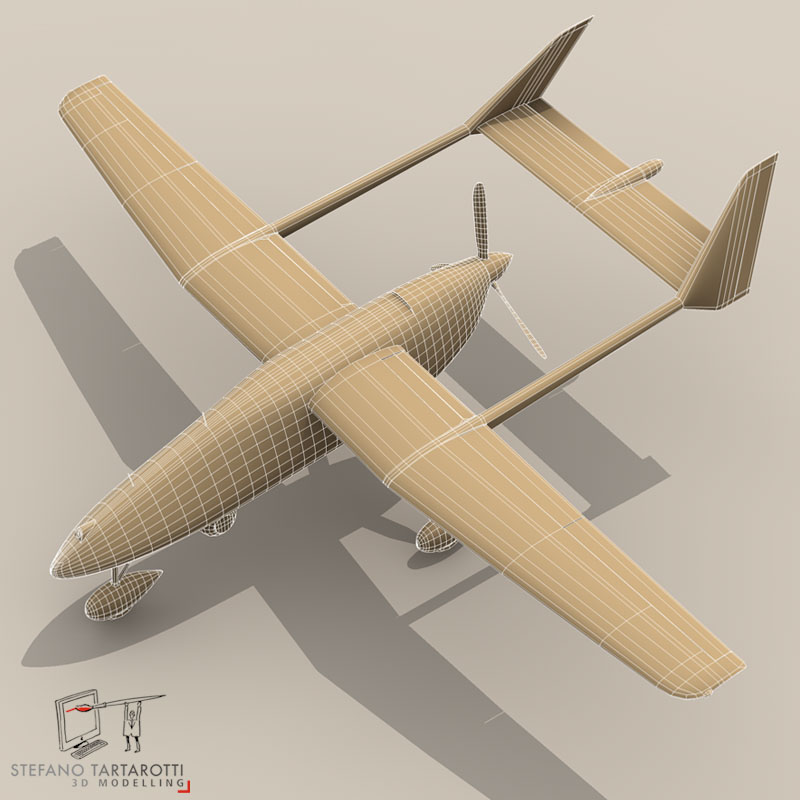 Falco UAV 3D model_1