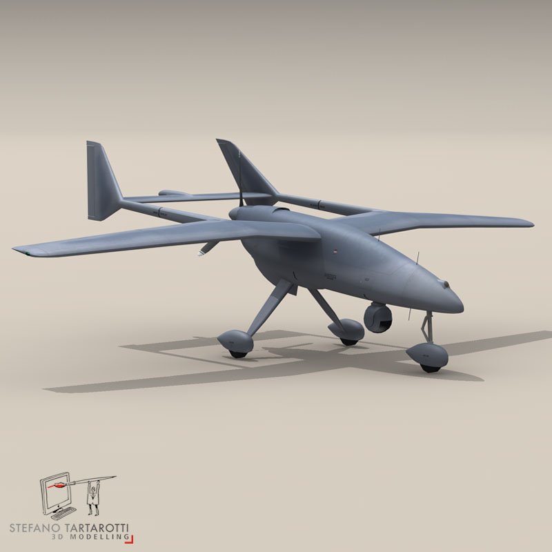 Falco UAV 3D model_3