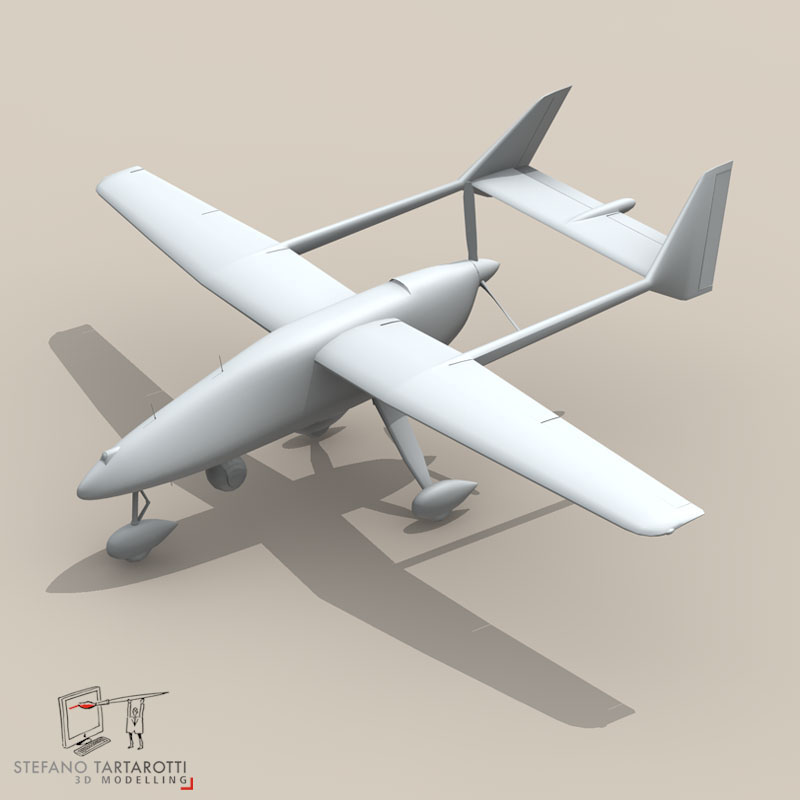 Falco UAV 3D model_2