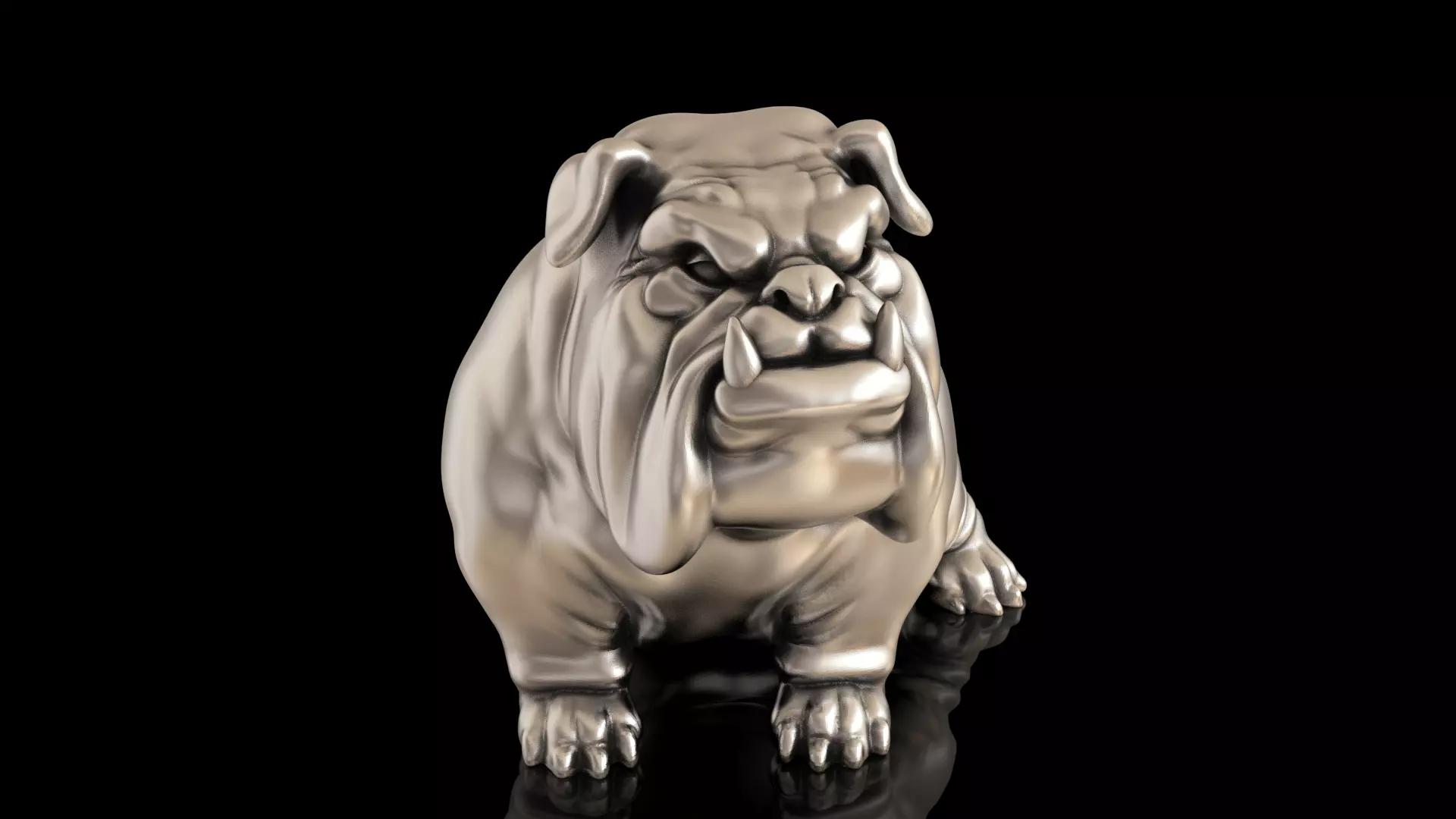 Bulldog hunting 3D print model_0