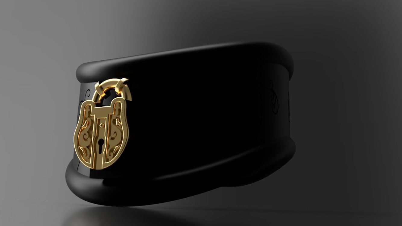 Golden Ratio Posture Collar STL 3D print model_1