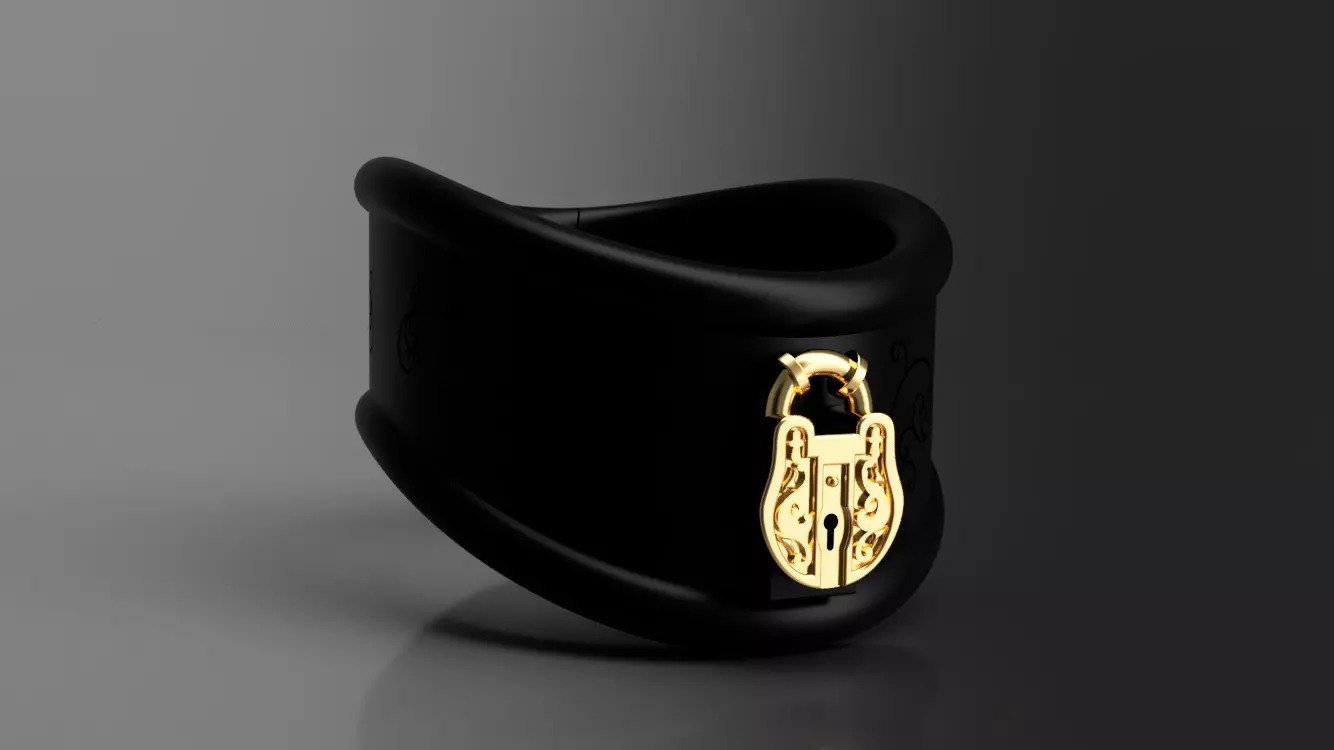 Golden Ratio Posture Collar STL 3D print model_0