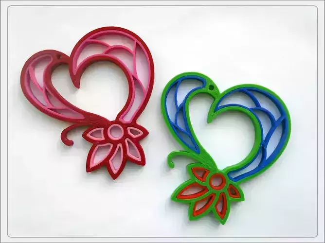 Quilling heart