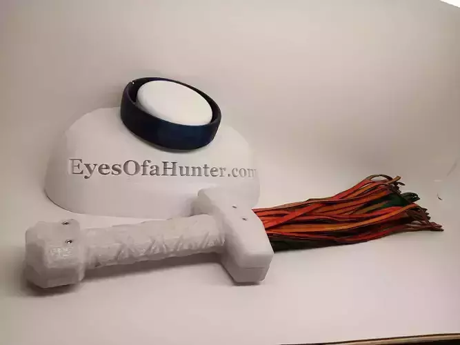 Mjolnir-Inspired Flogger Handle 3D Printable Model STL 3D print model