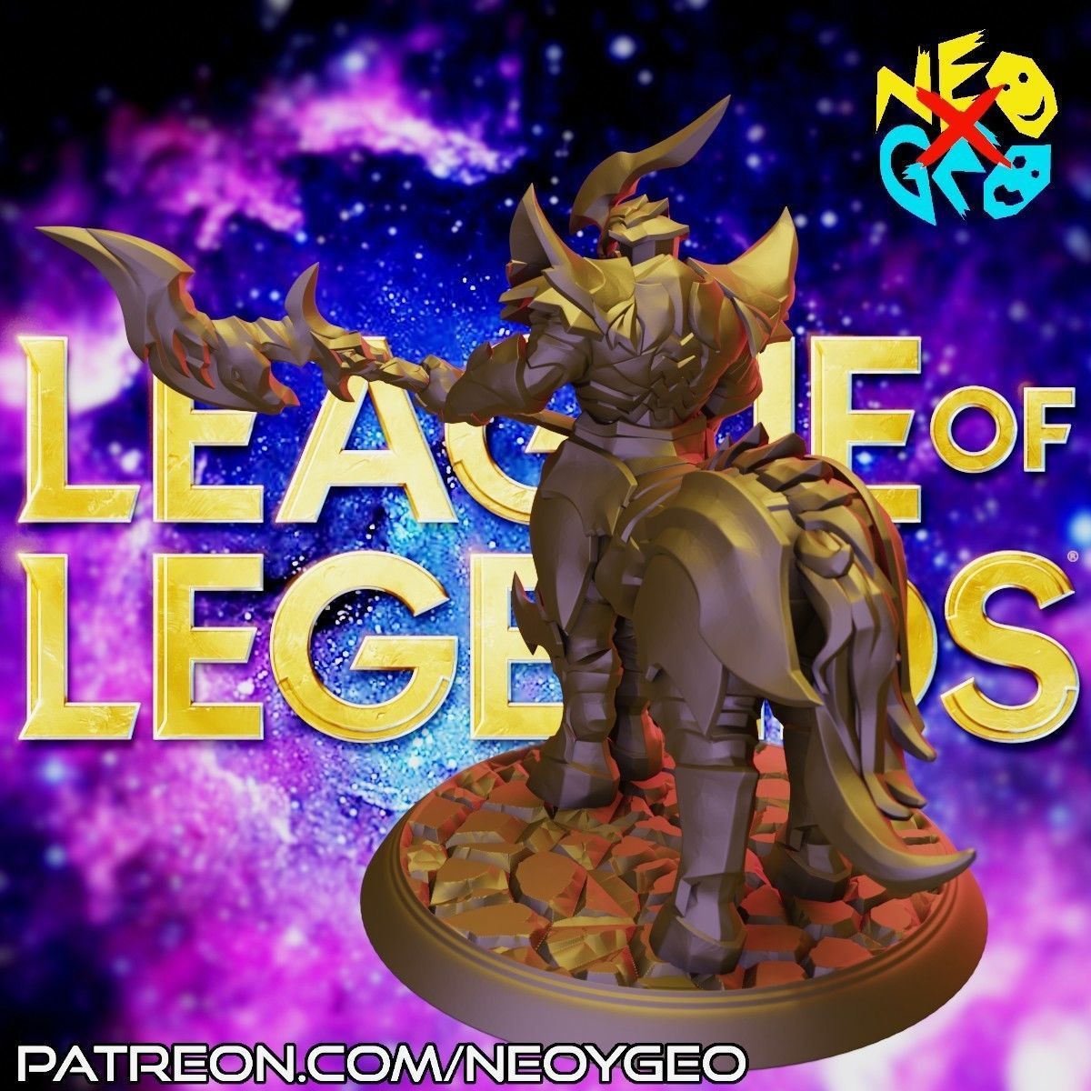 HECARIM - LEAGUE OF LEGENDS 3D print model_1