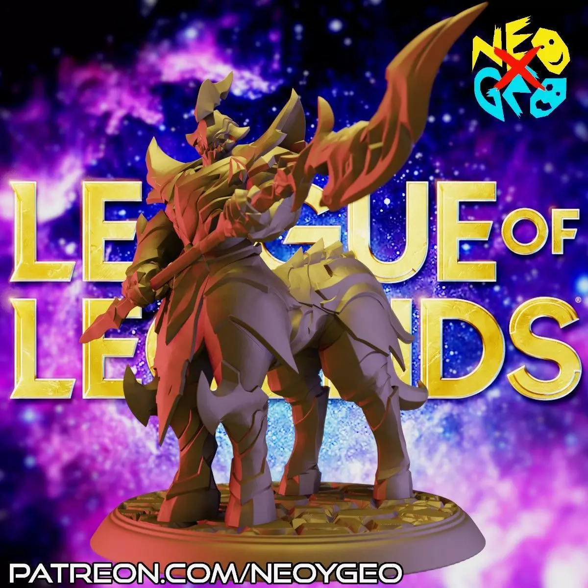 HECARIM - LEAGUE OF LEGENDS 3D print model_0