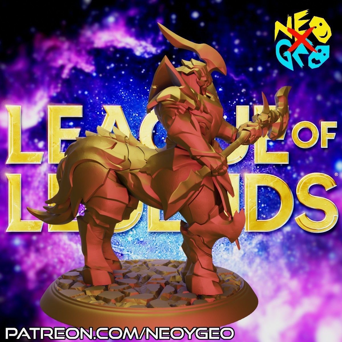 HECARIM - LEAGUE OF LEGENDS 3D print model_2