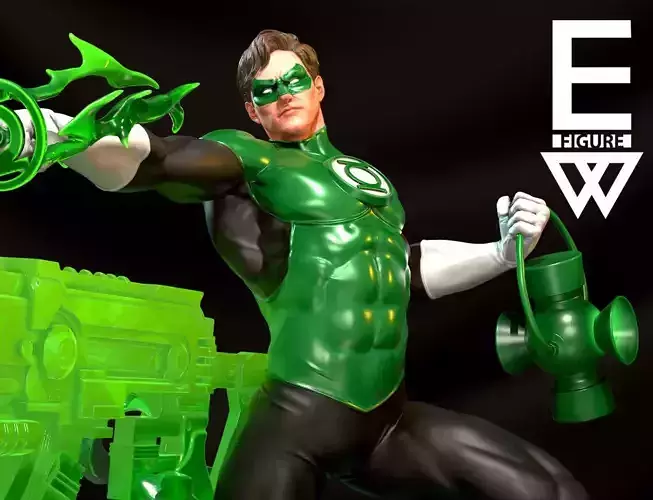 Green Lantern - 3D STL READY TO PRINT 3D print model