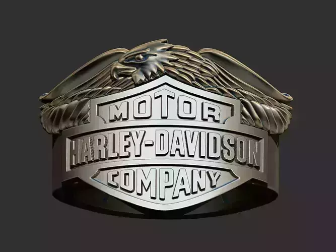 Harley Davidson Eagle Ring