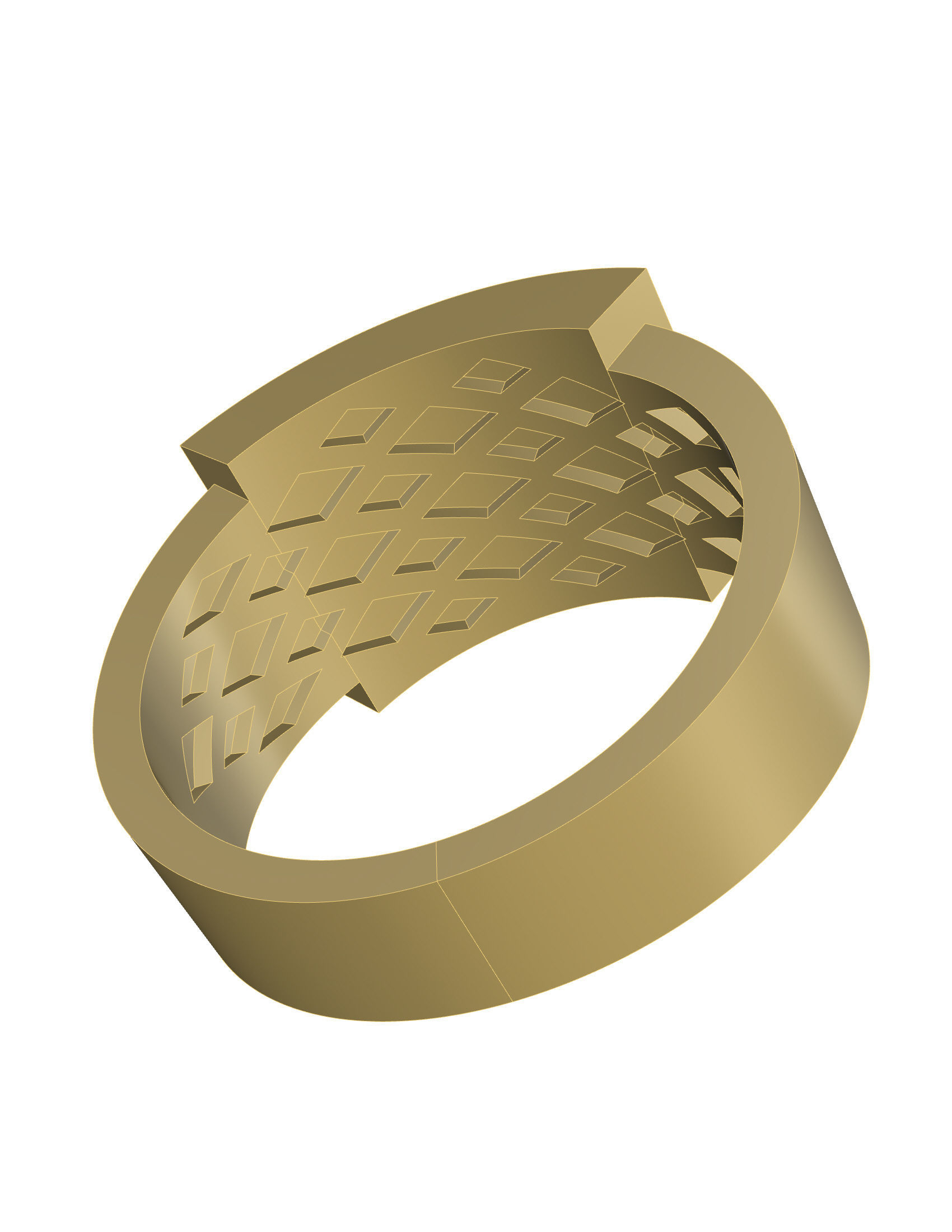 Ring Mens 3D print model_16