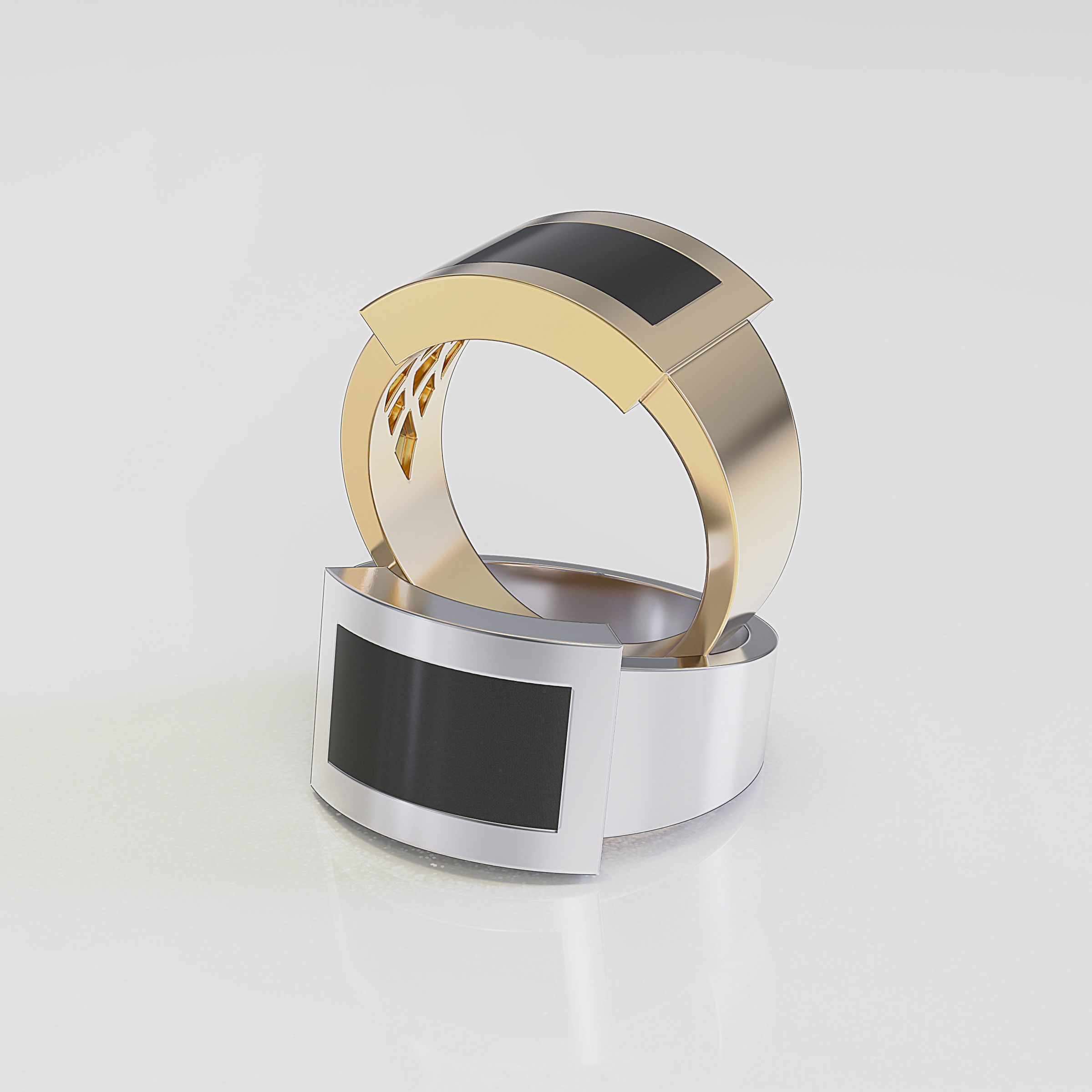Ring Mens 3D print model_10