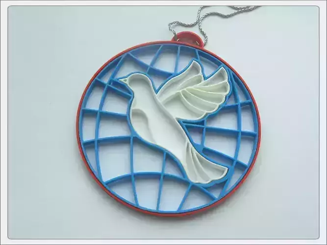 Dove of Peace Free 3D print model