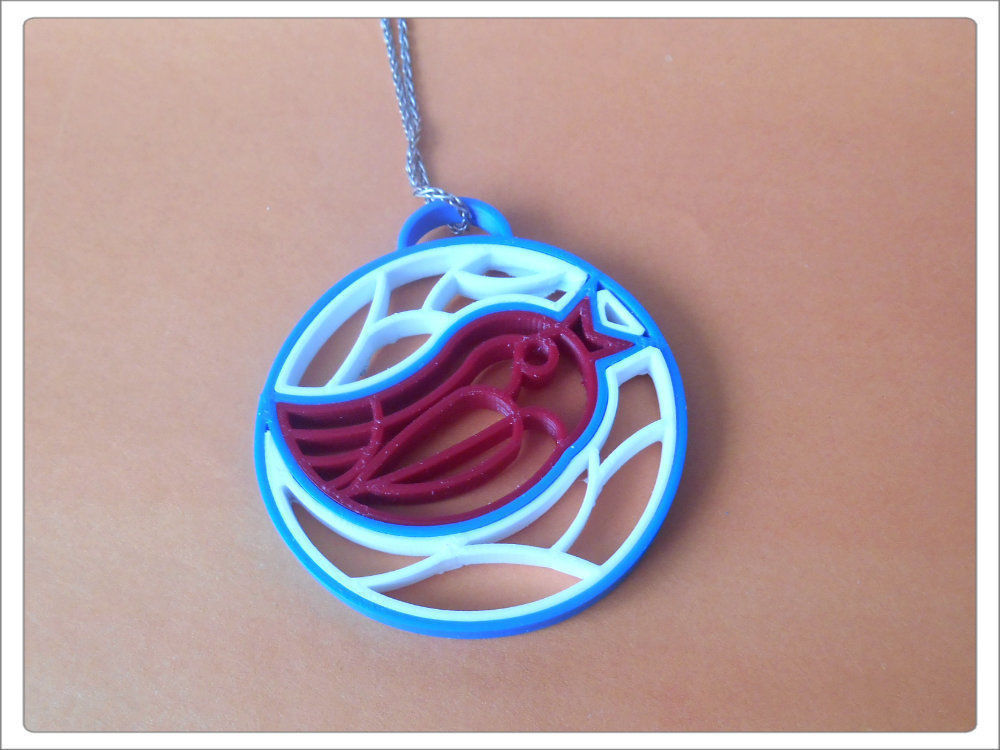 Christmas bird Free 3D print model_1