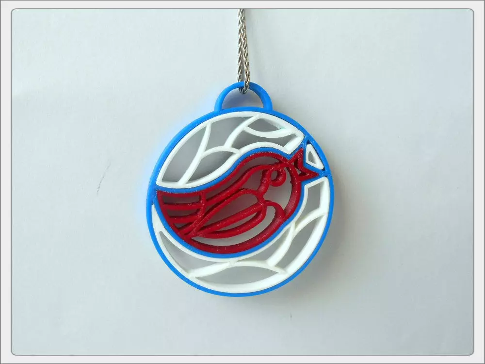 Christmas bird Free 3D print model_0