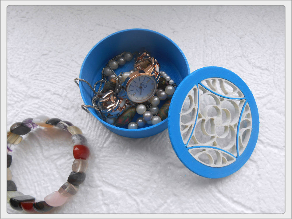 Round box Free 3D print model_2