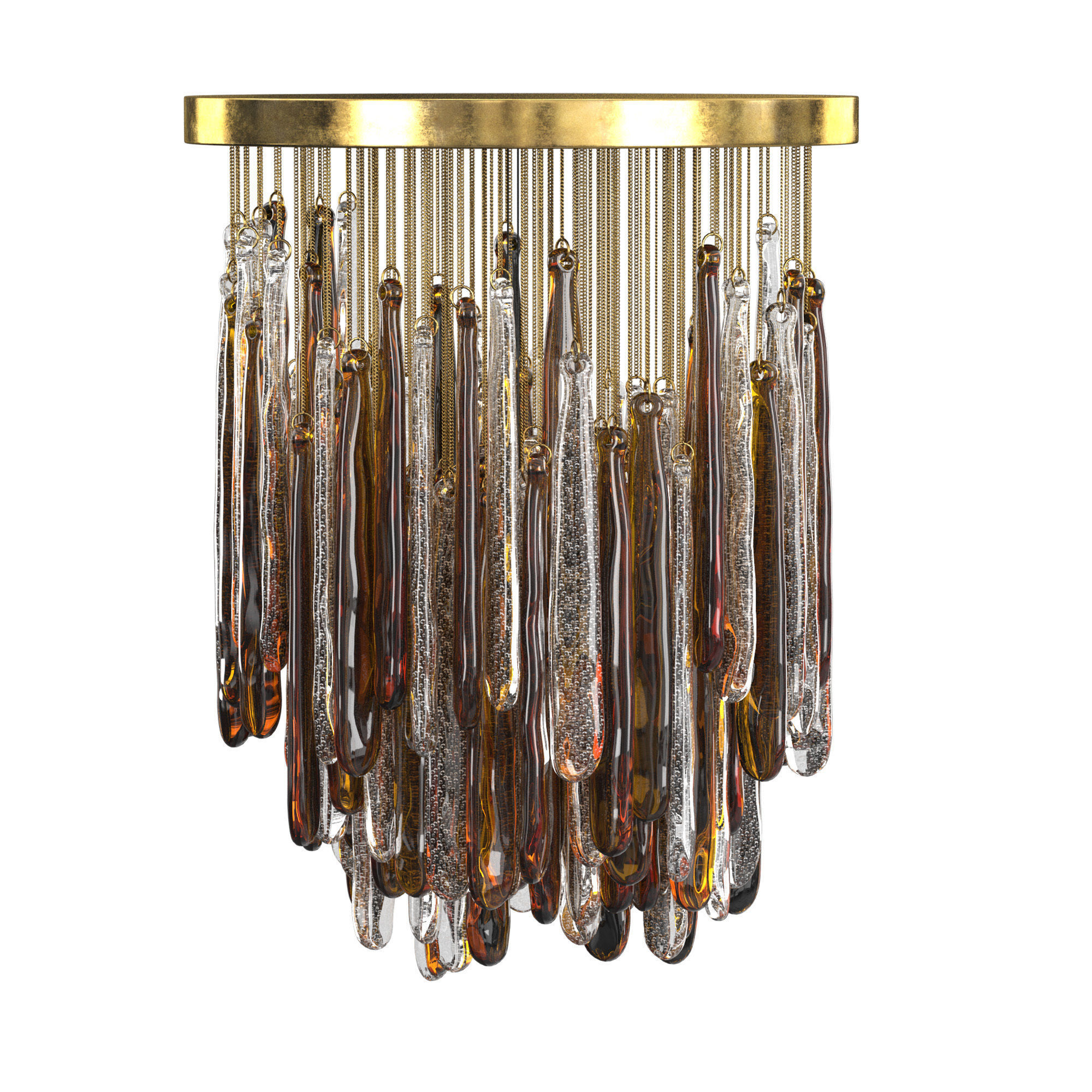 Italian Murano Chandelier 3D model_2