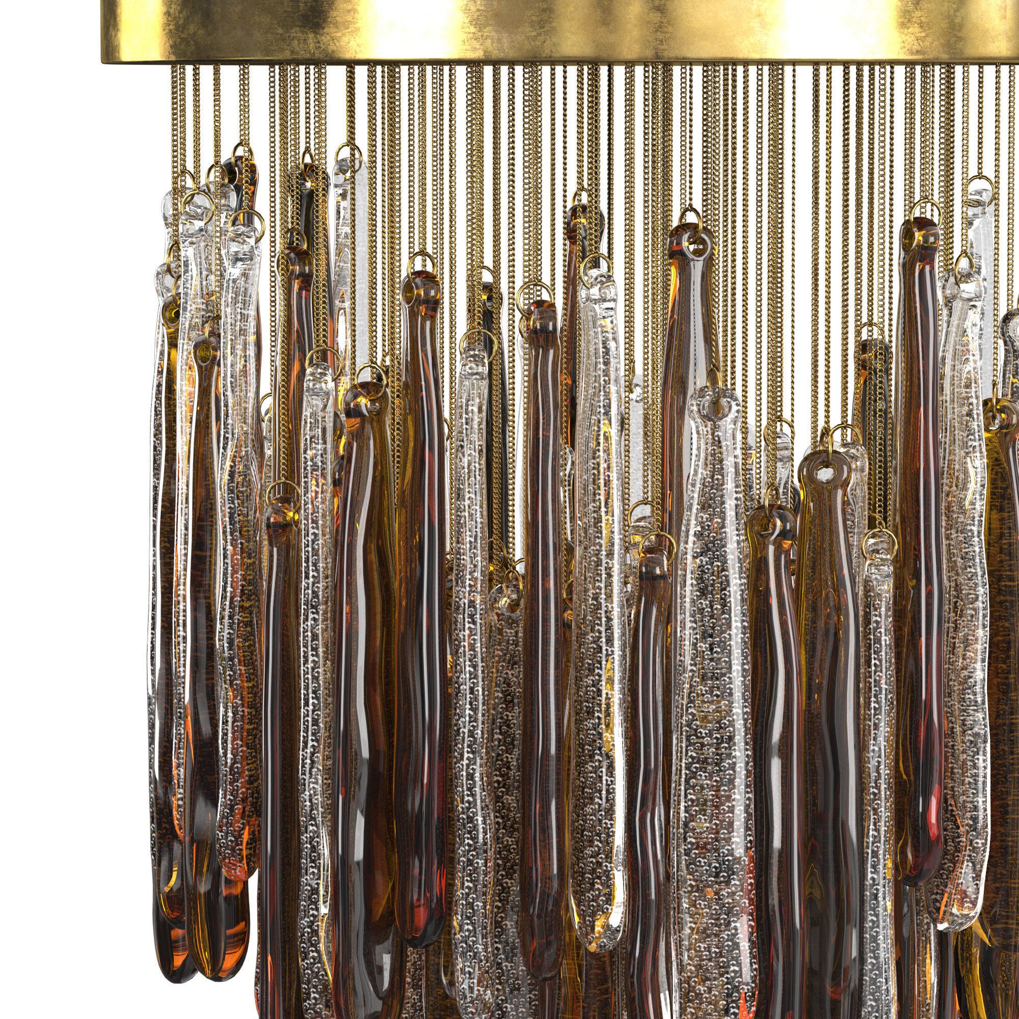 Italian Murano Chandelier 3D model_5