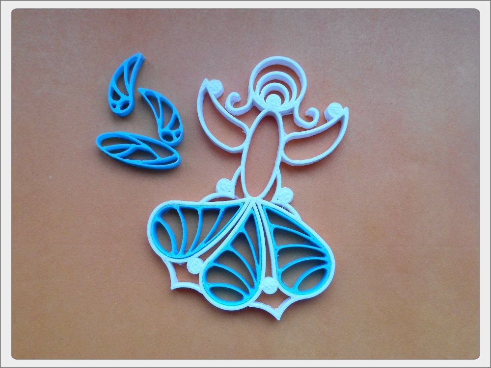 Christmas Angel Free 3D print model_4