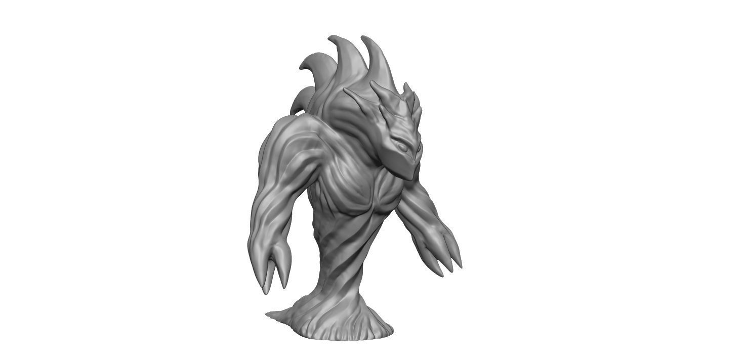 Water Elemental no shoulder pads 3D print model_1