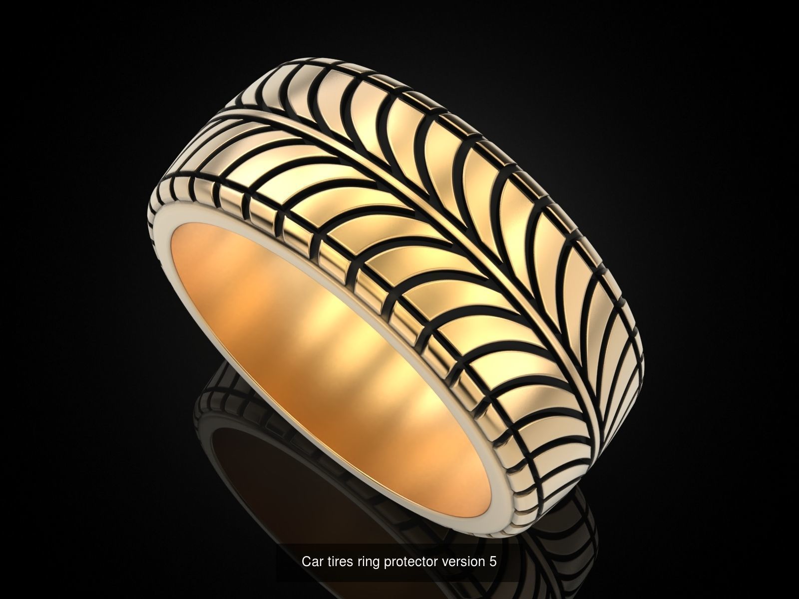 Collection of car tread rings _7