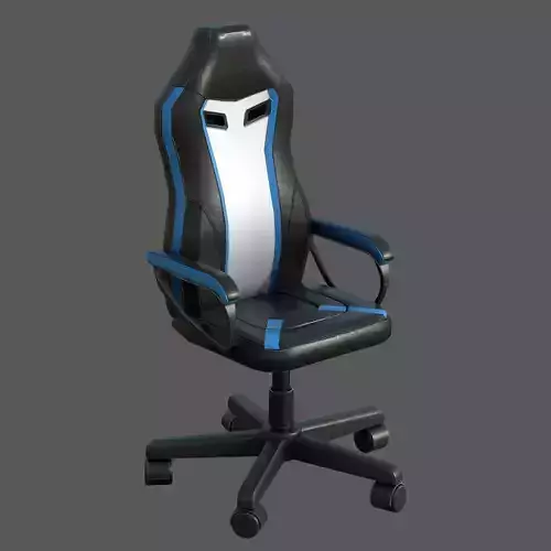 Gaming Chair Low-poly 3D model