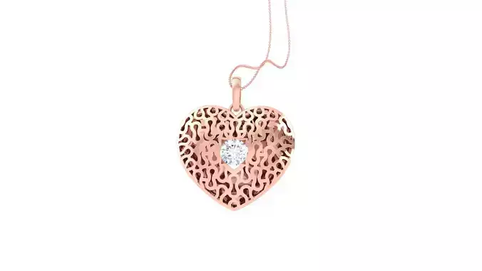 High Jewelry Pendant Earrings Set 3dm stl obj mtl gltf glb