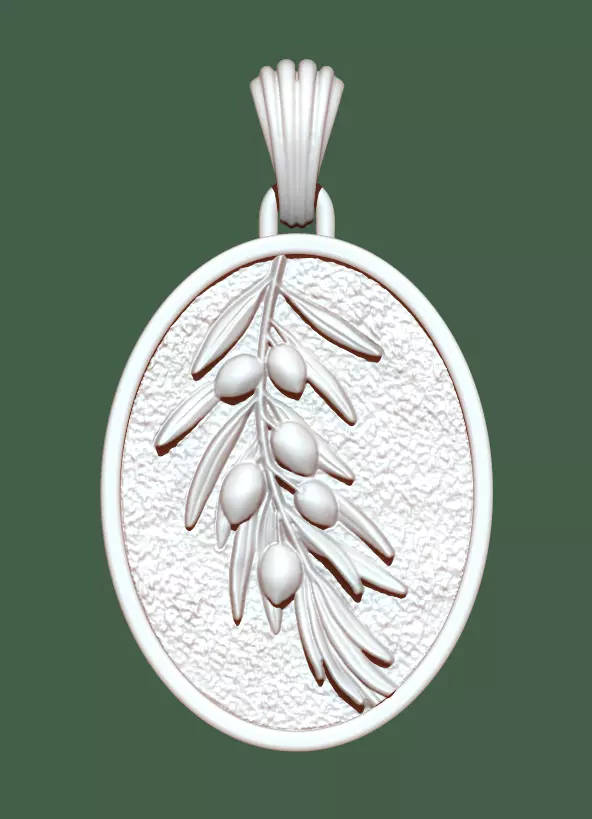 Free Olive Pendant Free 3D print model