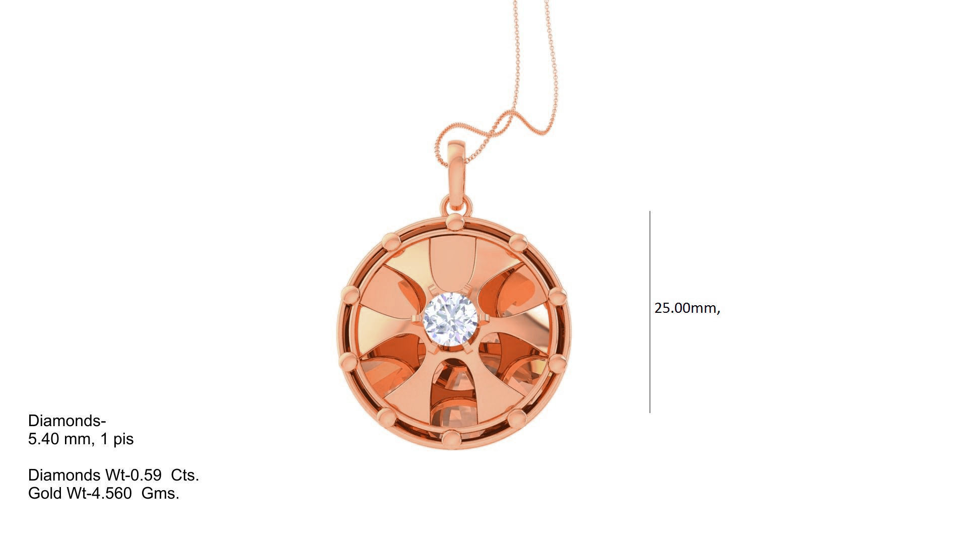 High Jewelry Pendant Earrings Set 3dm stl obj mtl gltf glb 3D print model_16